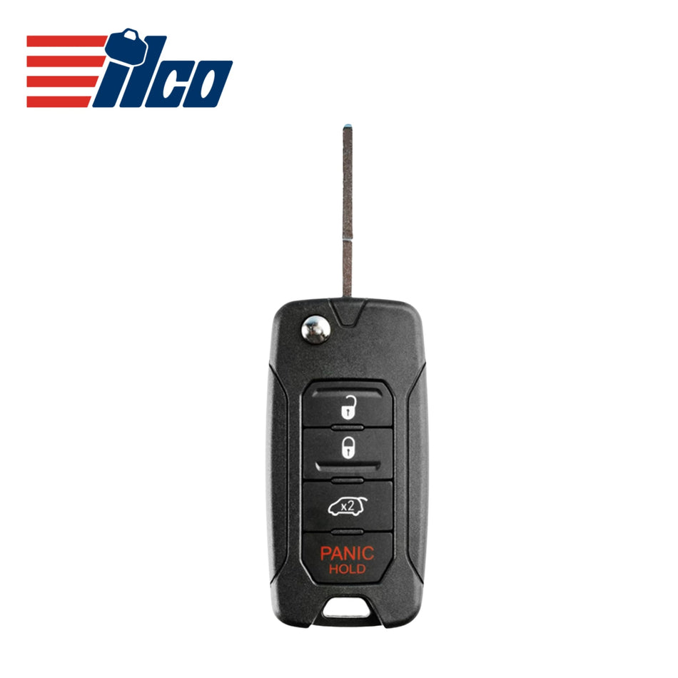 ILCO Look - Alike 2015 - 2019 Jeep/Fiat Remote Flip Key 4B FCCID: 2ADFTFI5AM433TX PN 65YK41LXHAA - Royal Key Supply