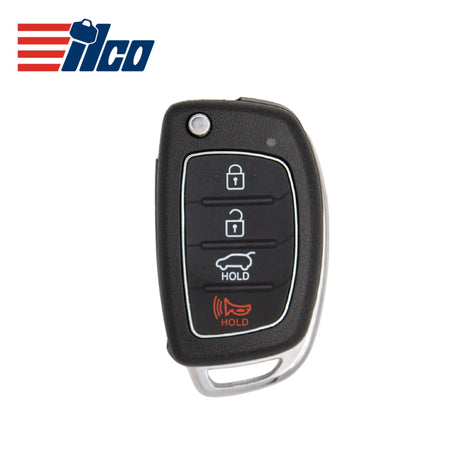 ILCO Look - Alike 2016 - 2018 Hyundai Remote Flip Key 4B FCCID: TQ8 - RKE - 4F31 (DM 4BT) PN 95430 - 2W110 - Royal Key Supply