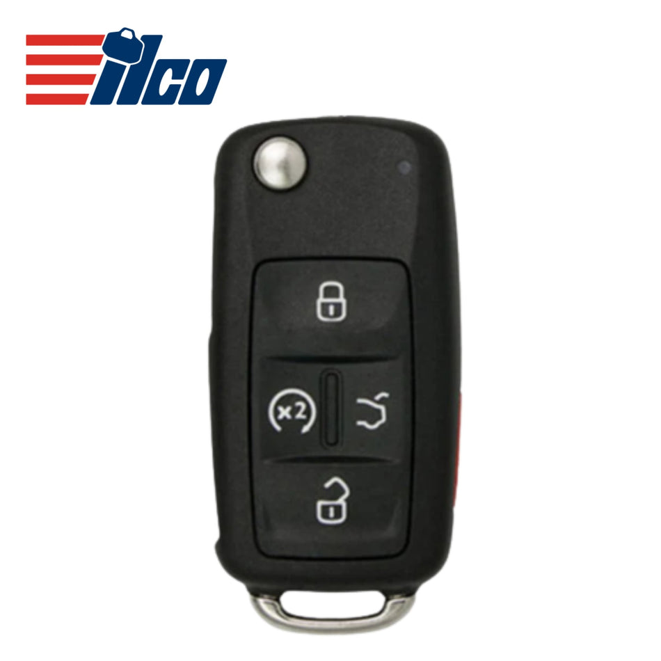 ILCO Look - Alike 2017 - 2022 Volkswagen Remote Flip Key 5B FCCID: NBGFS93N PN 561 837 202 J - Royal Key Supply