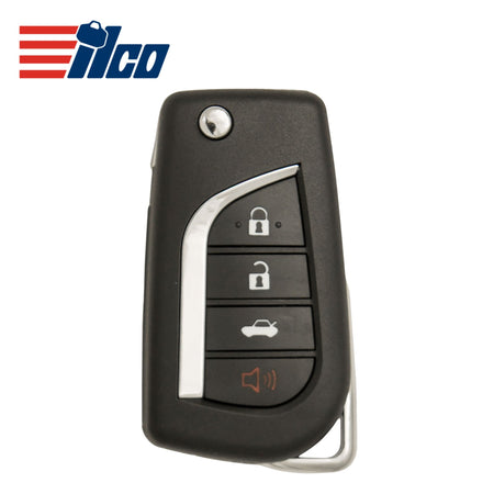 ILCO Look - Alike 2018 - 2023 Toyota Remote Flip Key 4B FCCID: HYQ12BFB PN 89070 - 06790 - Royal Key Supply