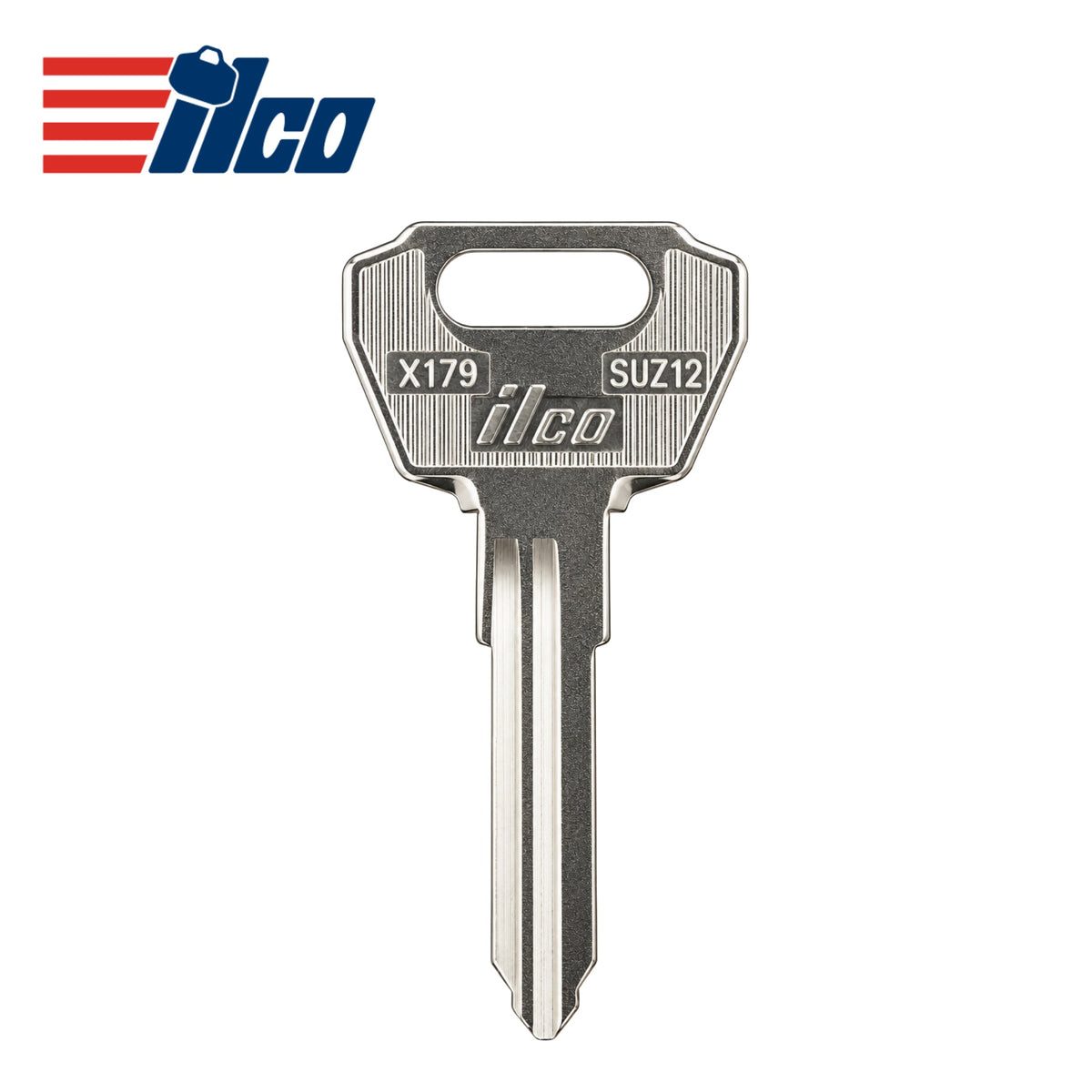 Ilco - Suzuki Motorcycle / ATV Key Blank (SUZ12/X179) - Royal Key Supply