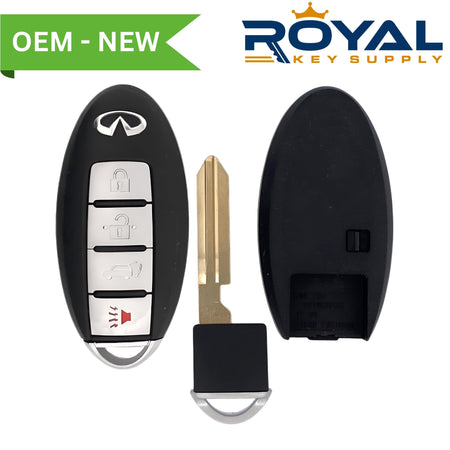 Infiniti New OEM 2008 - 2010 QX56 Smart Key 4B Hatch FCCID: CWTWBU624 PN# 285E3 - ZQ31B - Royal Key Supply