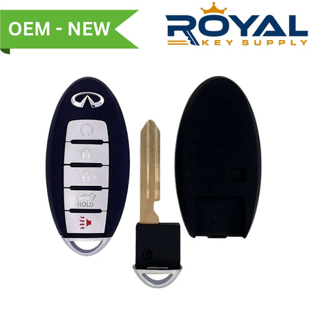 Infiniti New OEM 2014 - 2024 QX80, QX56 Smart Key 5B Remote Start/Hatch FCCID: CWTWB1G744 PN# 285E3 - 1LA5A - Royal Key Supply