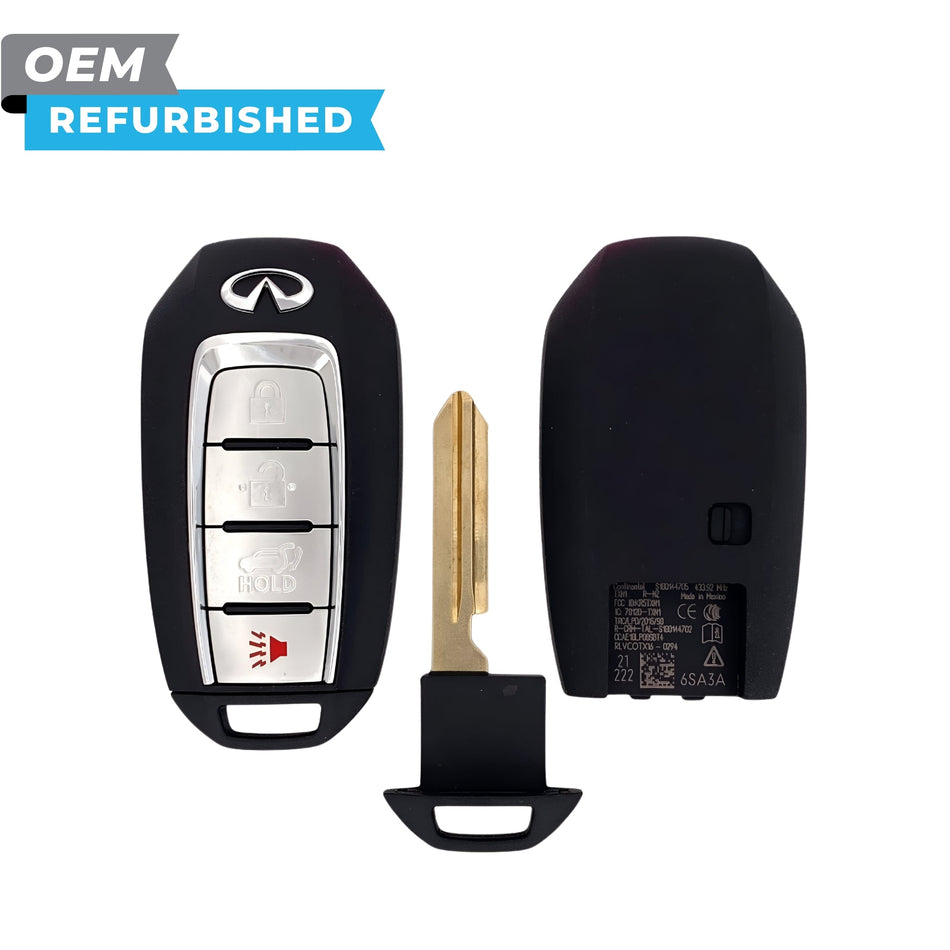 Infiniti Refurbished 2019-2020 QX60 Smart Key 4B Hatch FCCID: KR5TXN7 PN 285E3-9NR4A - Royal Key Supply