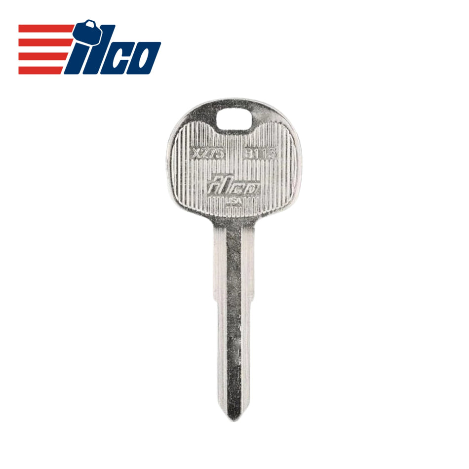 Isuzu - ILCO 2008 - 2011 Metal Test Key B113/X275 - Royal Key Supply