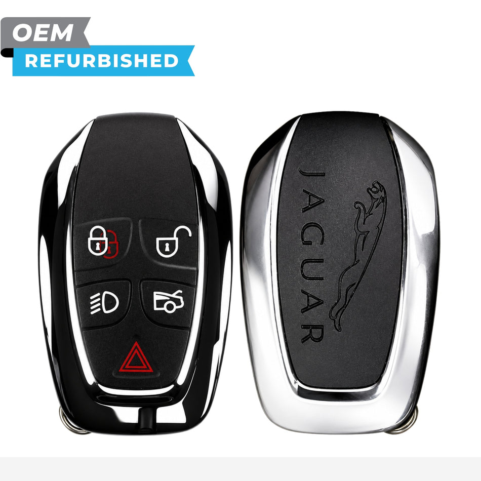 Jaguar Refurbished 2011-2019 XJ Smart Key 5B Hatch/Panic FCCID: KOBJTF10A PN 5EOB40217 - Royal Key Supply