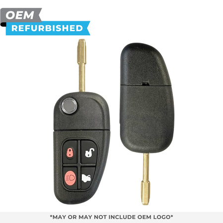 Jaguar Refurbished OEM 2003 - 2009 XJ Series Remote Flip Key 4 Button FCCID: CWTWB1U243 PN C2C - 24317 - Royal Key Supply