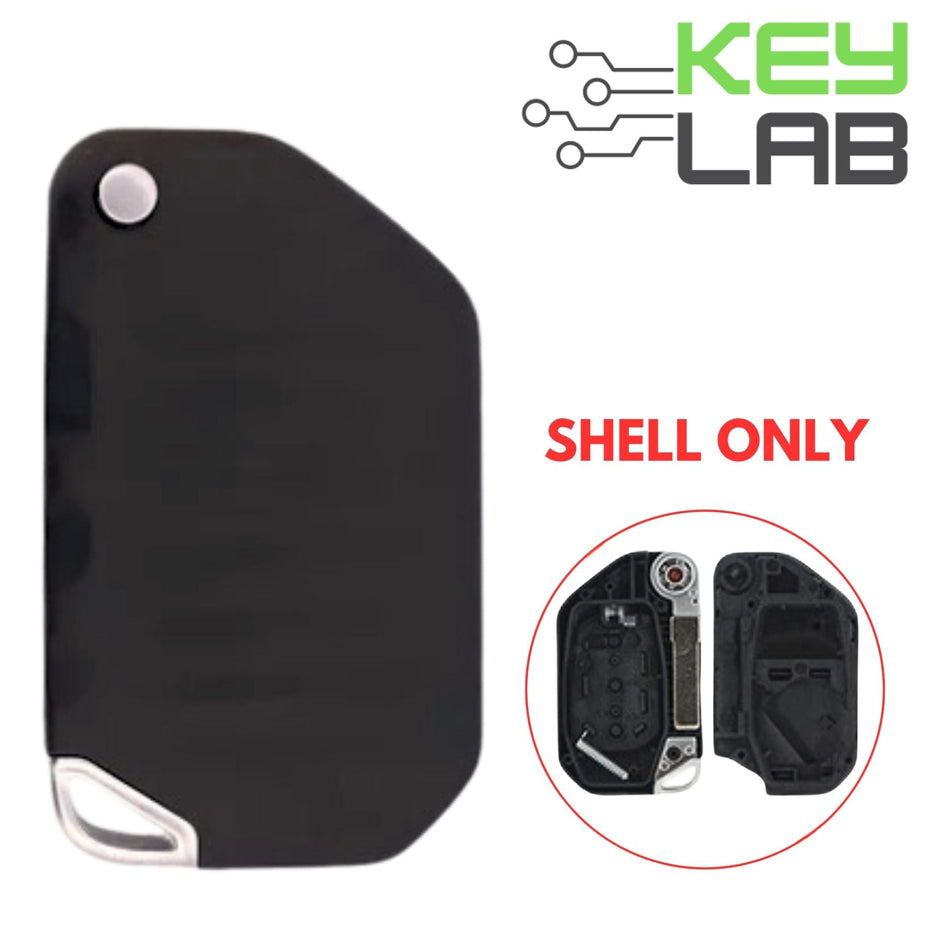 Jeep 2018 - 2024 Remote Flip Key SHELL for OHT1130261 (No Buttons) - Royal Key Supply