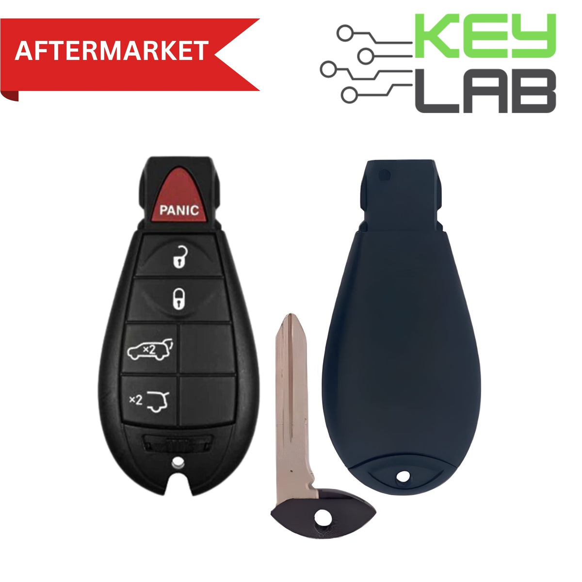 Jeep Aftermarket 2008 - 2013 Fobik Key 5B Hatch/Glass FCCID: IYZ - C01C PN# 05026346AD - Royal Key Supply