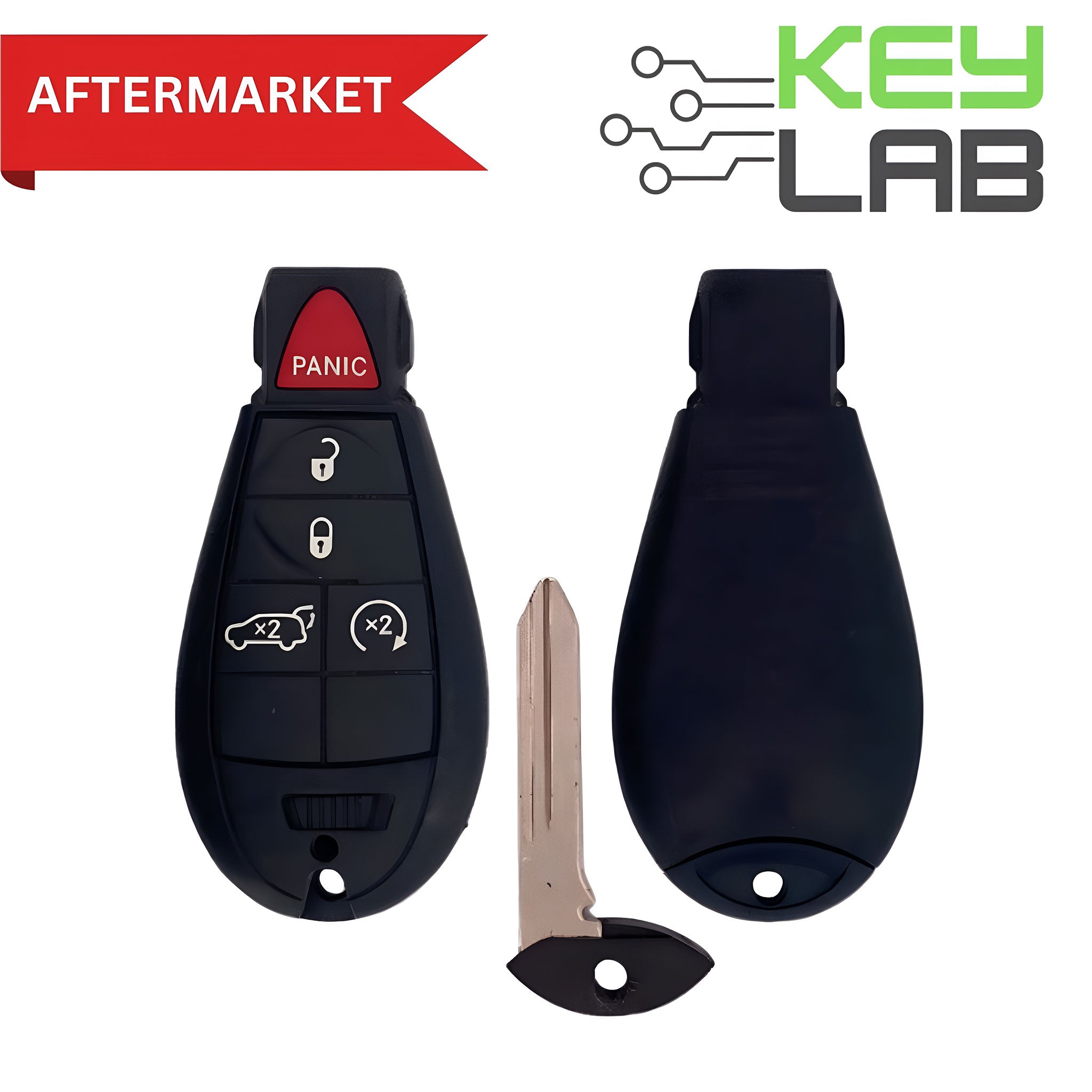 Jeep Aftermarket 2009 - 2013 Grand Cherokee Fobik Key (Keyless Go) 5B Hatch/Remote Start FCCID: IYZ - C01C PN# 56046735AG - Royal Key Supply