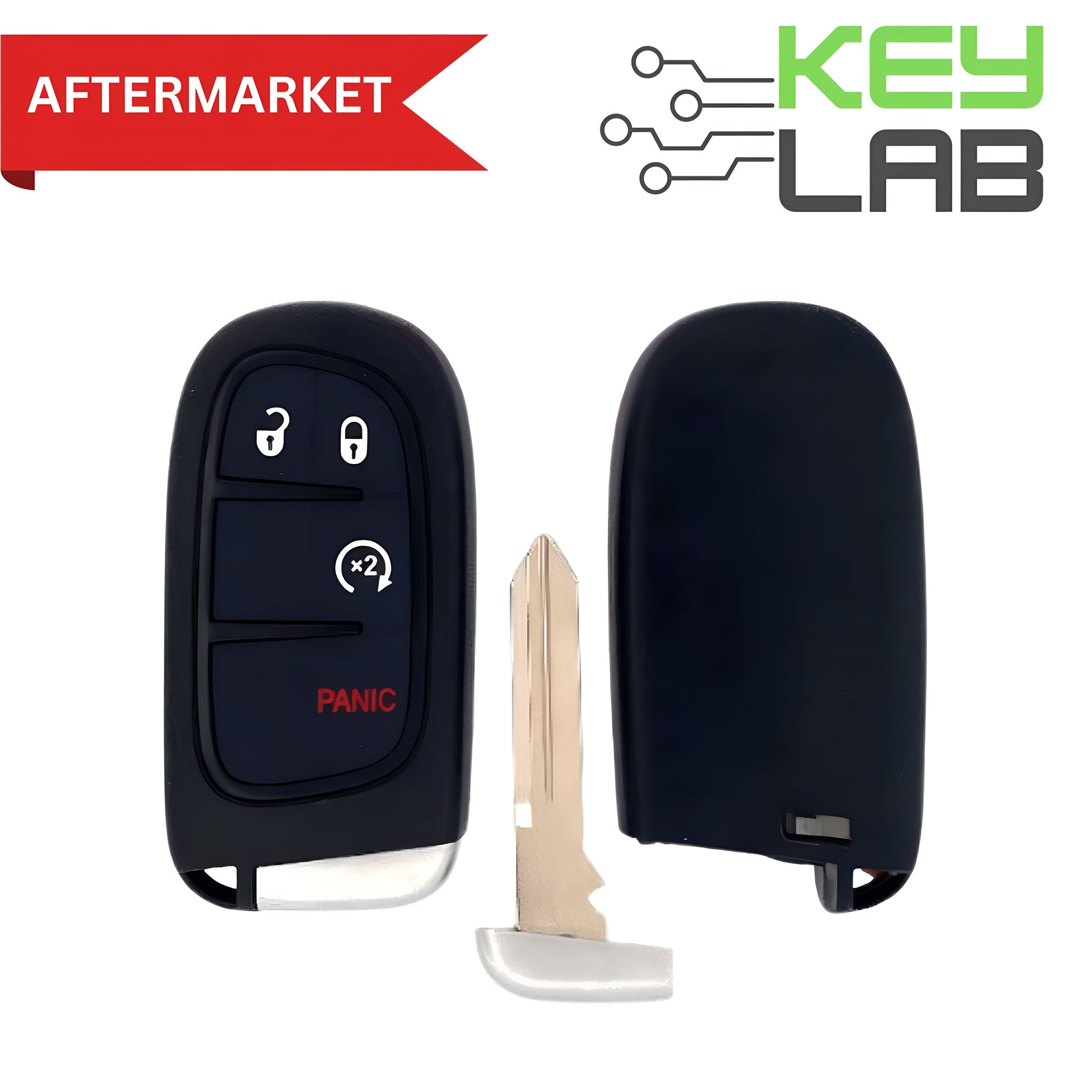 Jeep Aftermarket 2014 - 2021 Cherokee Smart Key 4B Remote Start FCCID: GQ4 - 54T PN# 68105078AC - Royal Key Supply