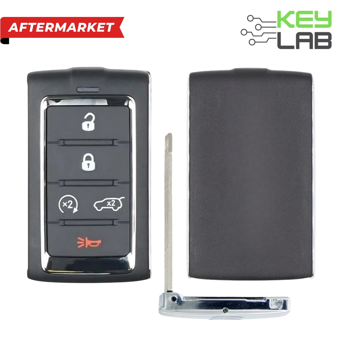 Jeep Aftermarket 2021 - 2023 Grand Cherokee Smart Key 5B Hatch/Remote Start FCCID: M3NWXF0B1 PN 68377534AB - Royal Key Supply