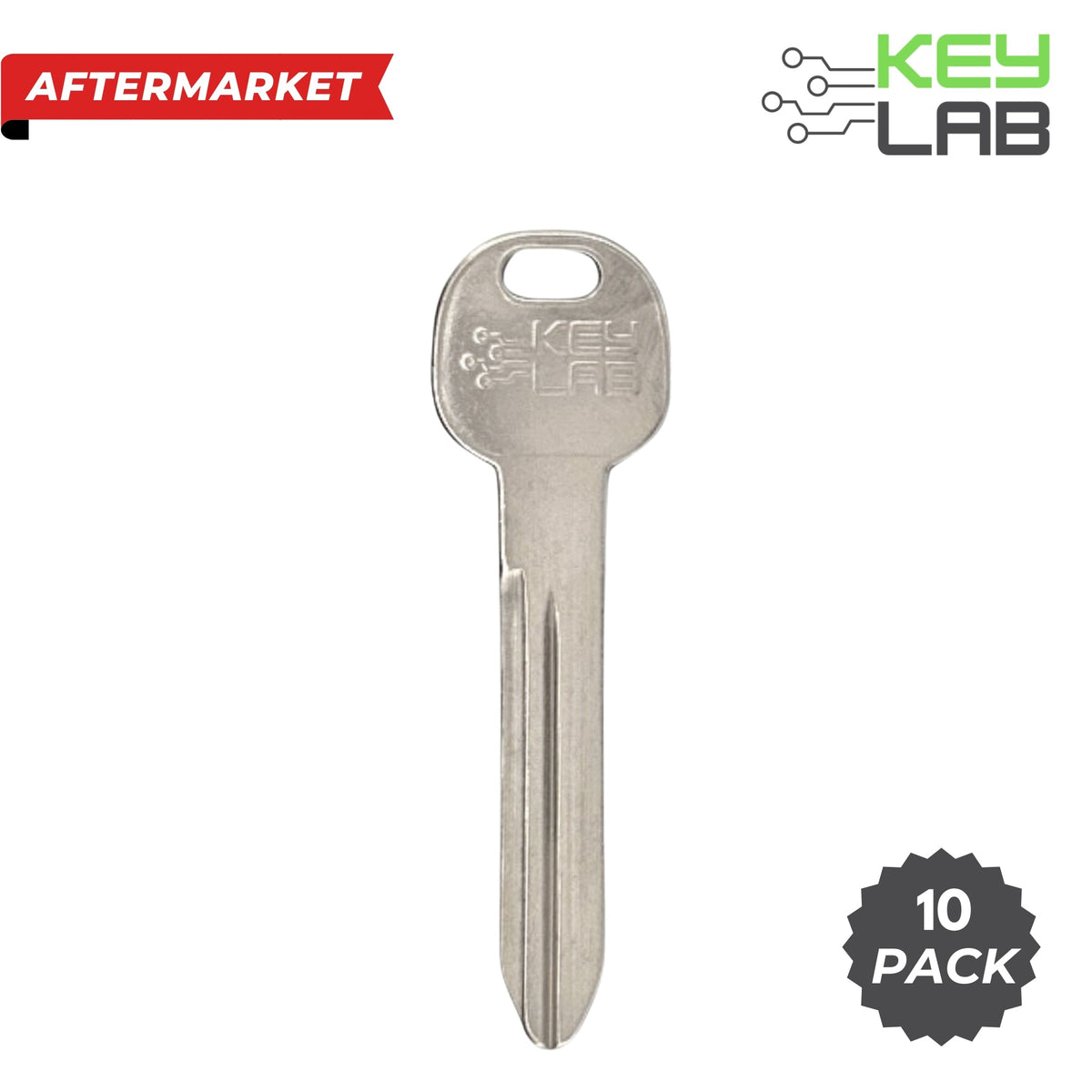 Jeep Aftermarket 2021-2023 Wagoneer, Grand Wagoneer Metal Test Key Y159R (Pack of 10) - Royal Key Supply
