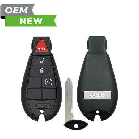Jeep New OEM 2014-2020 Cherokee Fobik Key 4B Remote Start FCCID: GQ4-53T PN# 68508732AA - Royal Key Supply