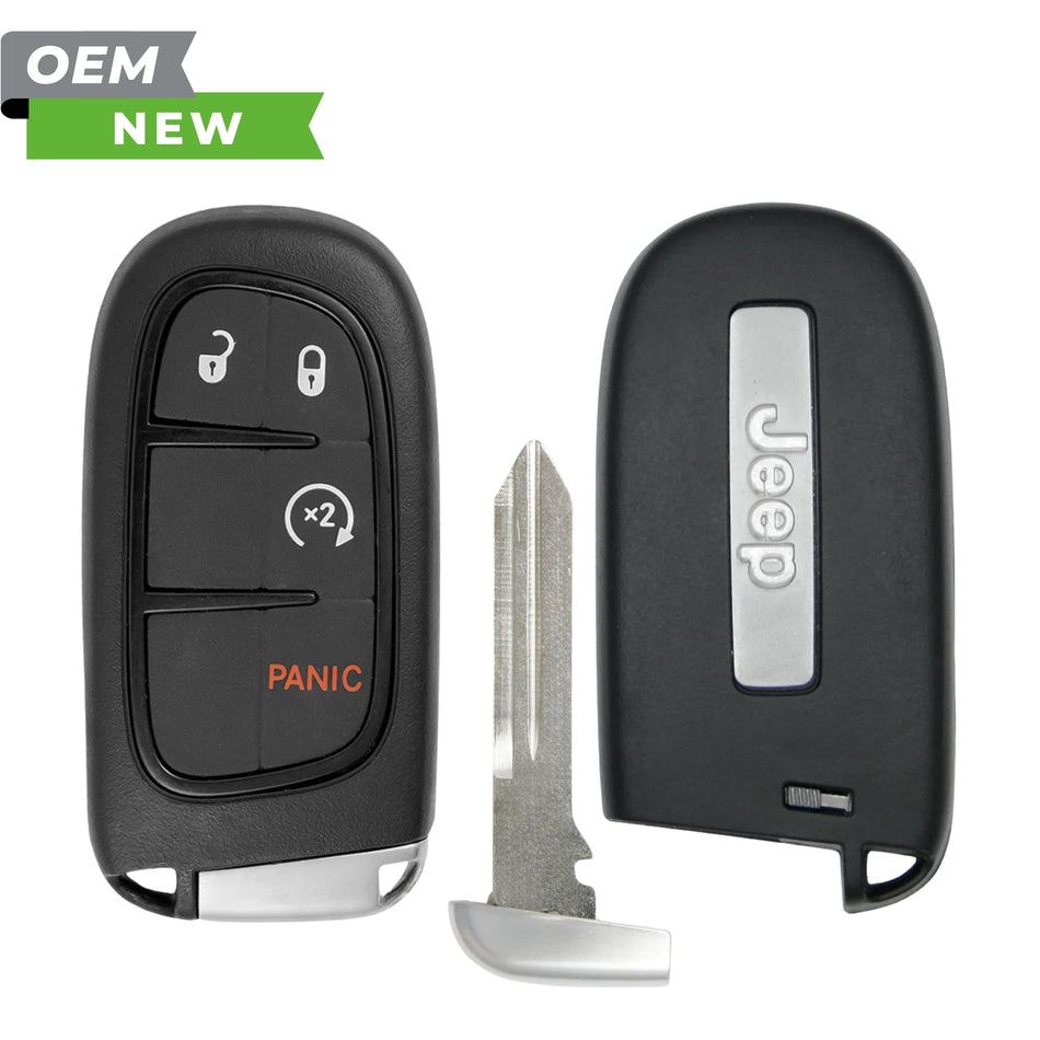 Jeep New OEM 2014 - 2021 Cherokee Smart Key 4B Remote Start FCCID: GQ4 - 54T PN 68105078AC - Royal Key Supply