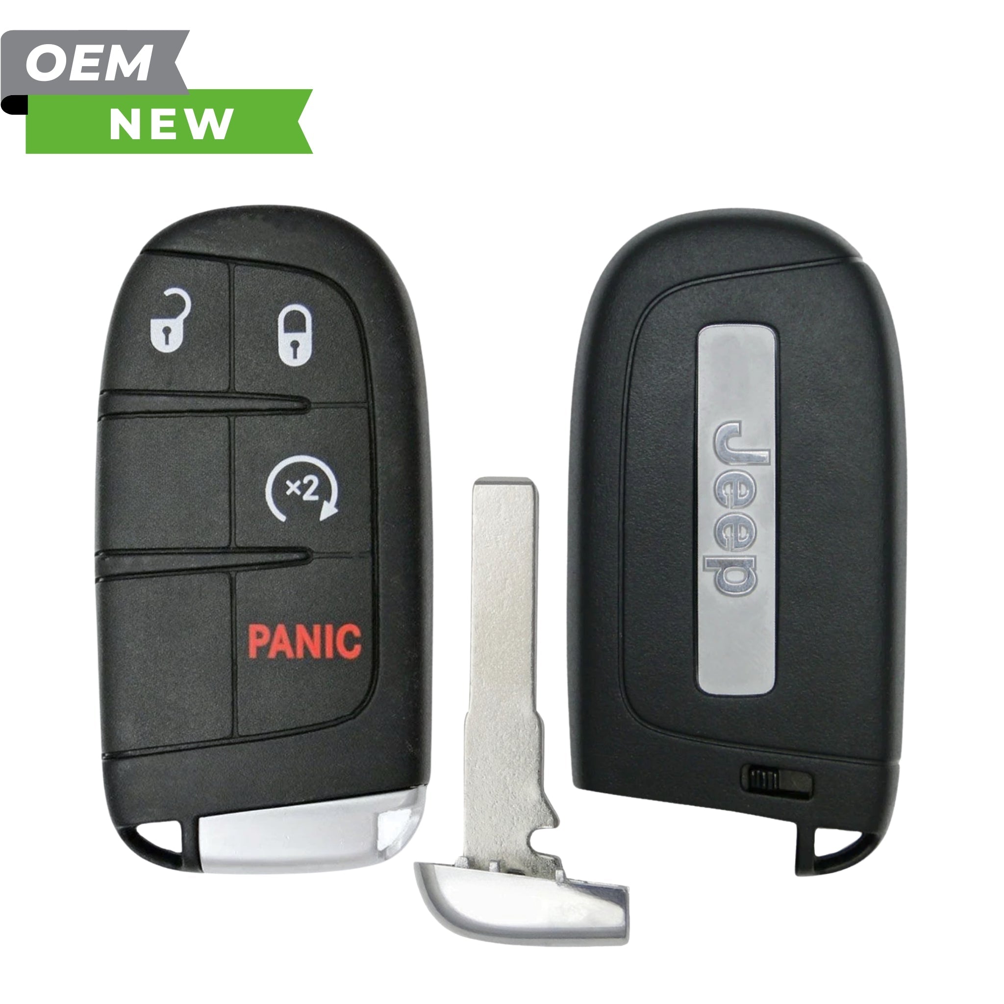 Jeep New OEM 2017 - 2025 Compass Smart Key 4B Remote Start FCCID: M3N - 40821302 PN 68250337AB - Royal Key Supply