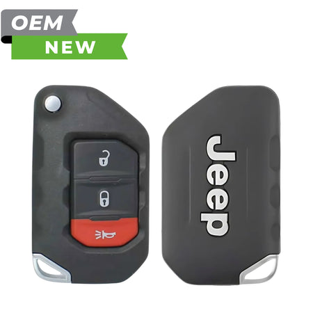 Jeep New OEM 2018-2024 Wrangler Remote Flip Key 3B FCCID: OHT1130261 PN# 68416782AD - Royal Key Supply