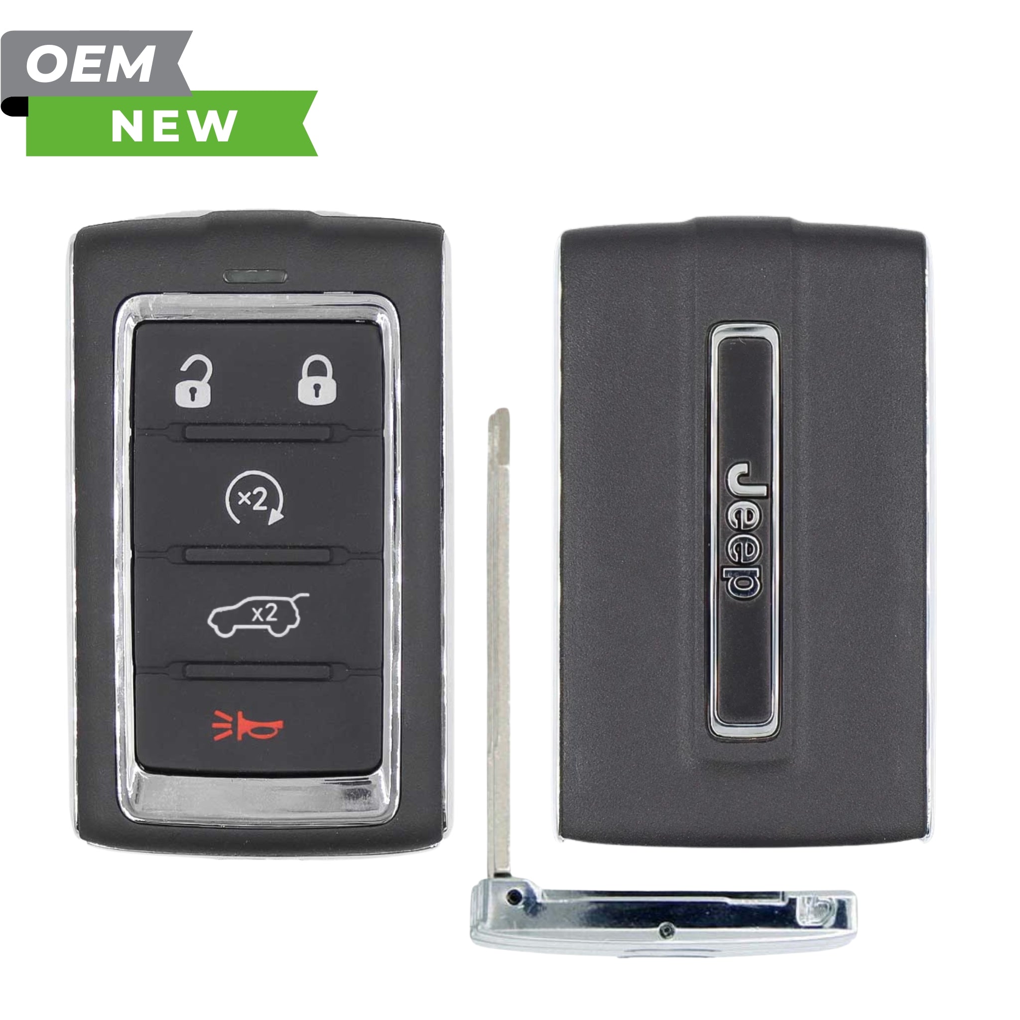 Jeep New OEM 2024 Grand Cherokee Smart Key 5B Hatch FCCID: 2BAHD - KFW1 PN 68577124AB - Royal Key Supply