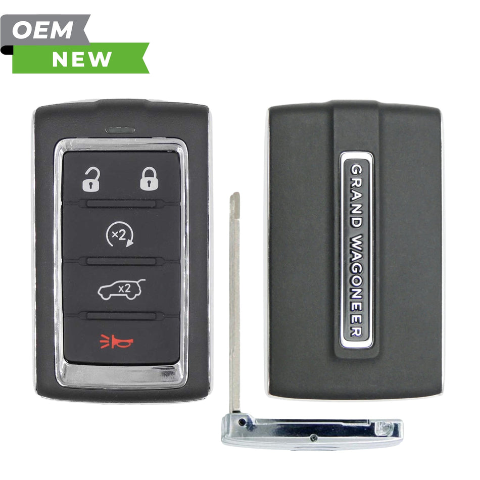 Jeep New OEM 2024 Wagoneer, Grand Wagoneer Smart Key 5B Remote Start/Hatch FCCID: 2BAHD - KFW1 PN 68577131AA - Royal Key Supply