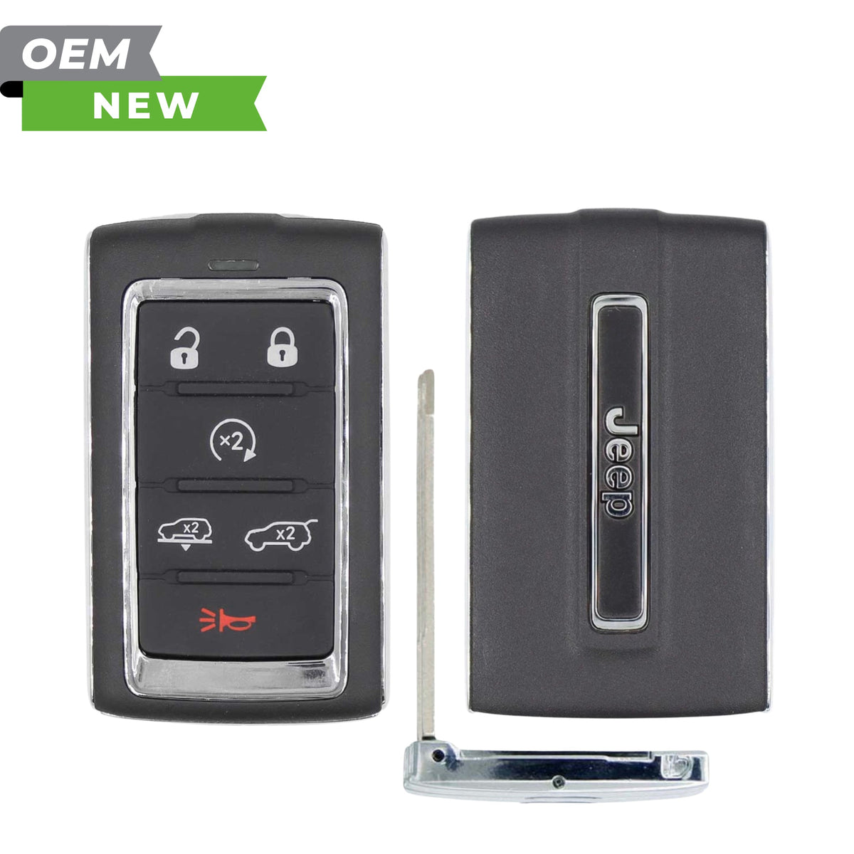 Jeep New OEM 2025 Wagoneer, Grand Cherokee Smart Key 6B Air Suspension/ Hatch FCCID: 2BAHD-KFW1 PN 68741842AB - Royal Key Supply