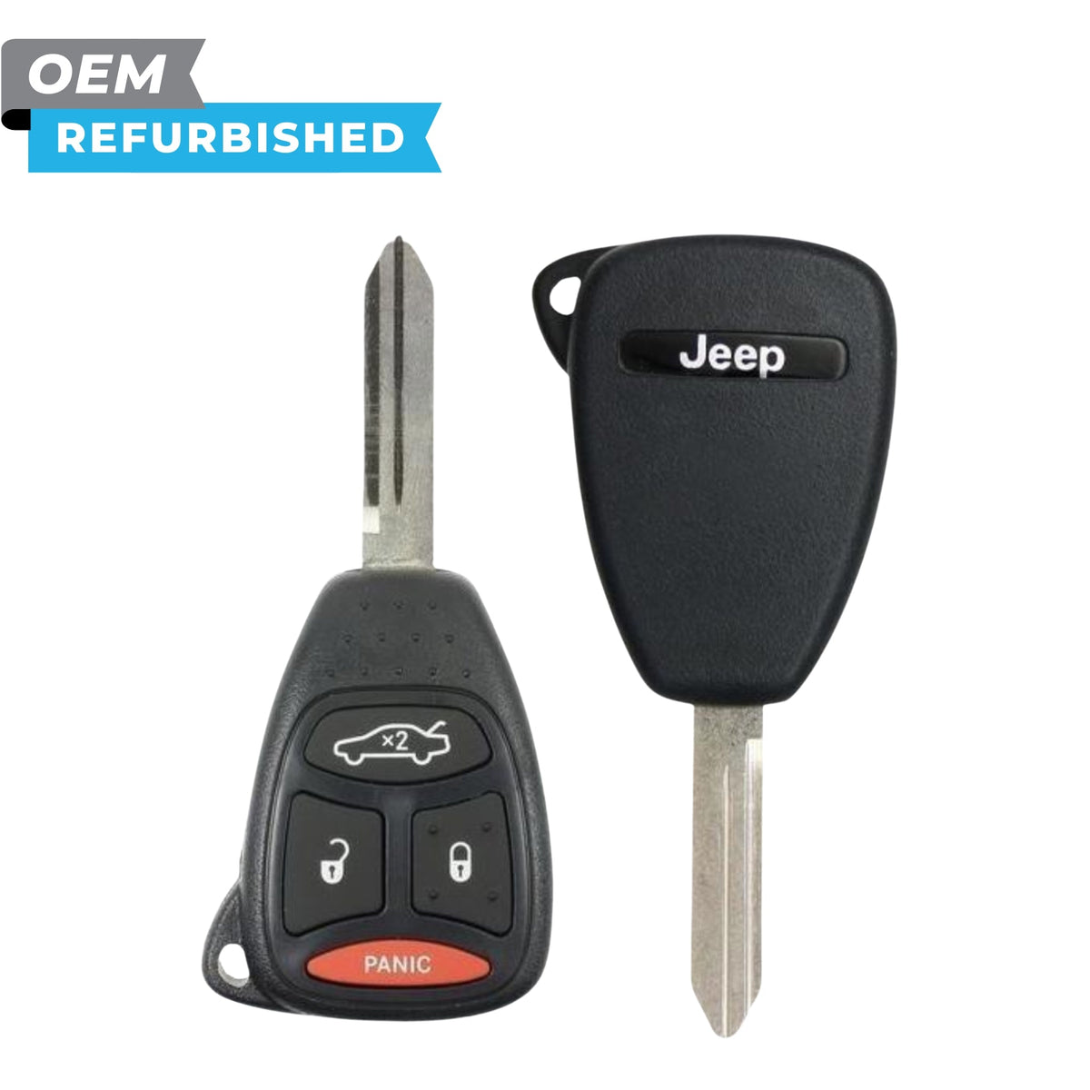 Jeep Refurbished 2005-2007 Commander, Grand Cherokee Remote Head Key 4B Trunk FCCID: KOBDT04A PN 68029833AB - Royal Key Supply