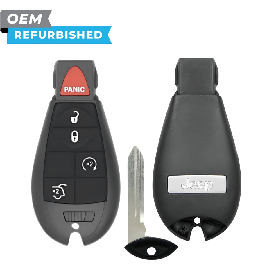 Jeep Refurbished 2008-2018 Commander, Grand Cherokee Fobik Key 5B FCCID: M3N5WY783X PN 05026309AD - Royal Key Supply