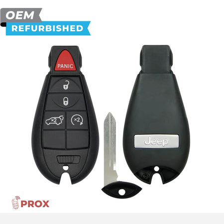 Jeep Refurbished 2009-2013 Grand Cherokee Fobik Key (Keyless Go) 5B FCCID: IYZ-C01C PN 56046735AG - Royal Key Supply