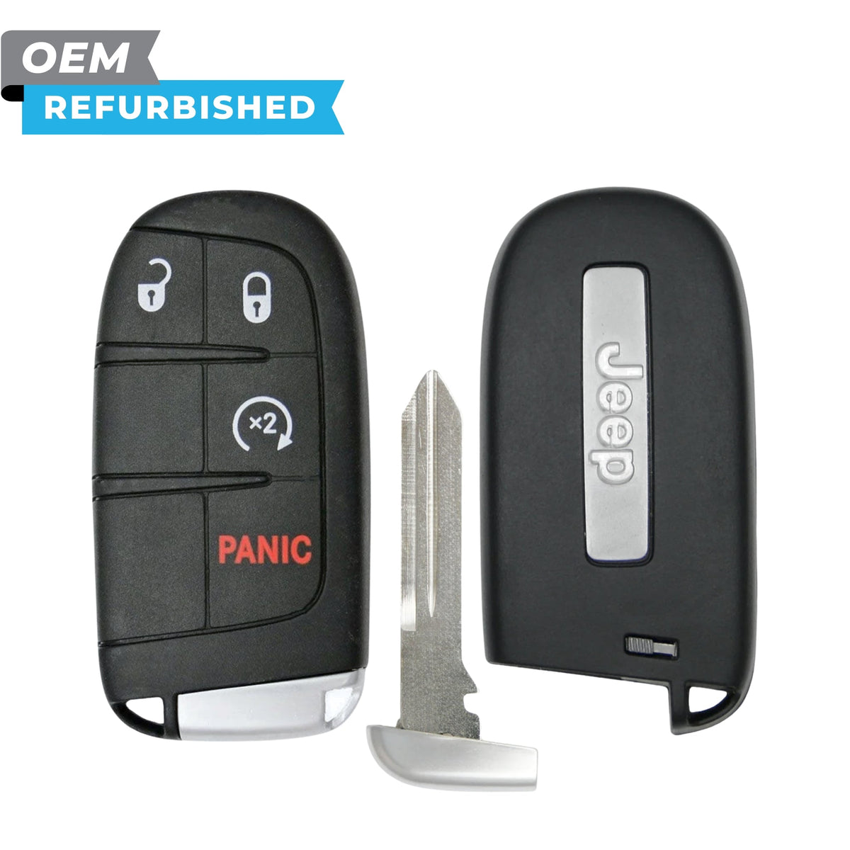 Jeep Refurbished 2011-2020 Grand Cherokee Smart Key 4B Remote Start FCCID: M3N-40821302 PN 68143500AC - Royal Key Supply