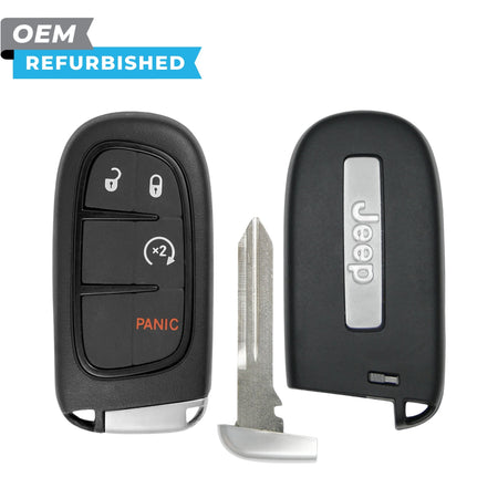 Jeep Refurbished 2014-2021 Cherokee Smart Key 4B Remote Start FCCID: GQ4-54T PN 68105078AC - Royal Key Supply