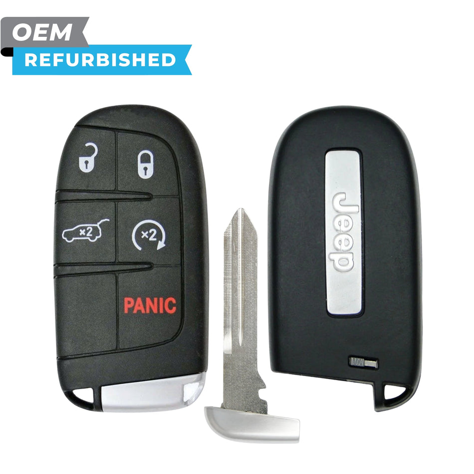Jeep Refurbished 2014-2022 Grand Cherokee Smart Key 5B Trunk/Remote Start FCCID: M3N-40821302 PN 68143505AC - Royal Key Supply