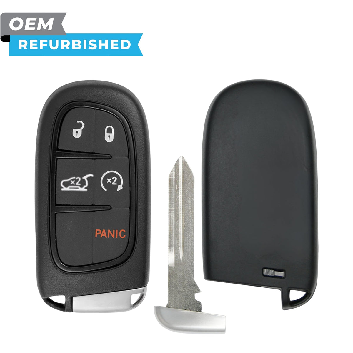 Jeep Refurbished 2014-2023 Cherokee Smart Key 5B Hatch/Remote Start FCCID: GQ4-54T PN 68141580AF - Royal Key Supply