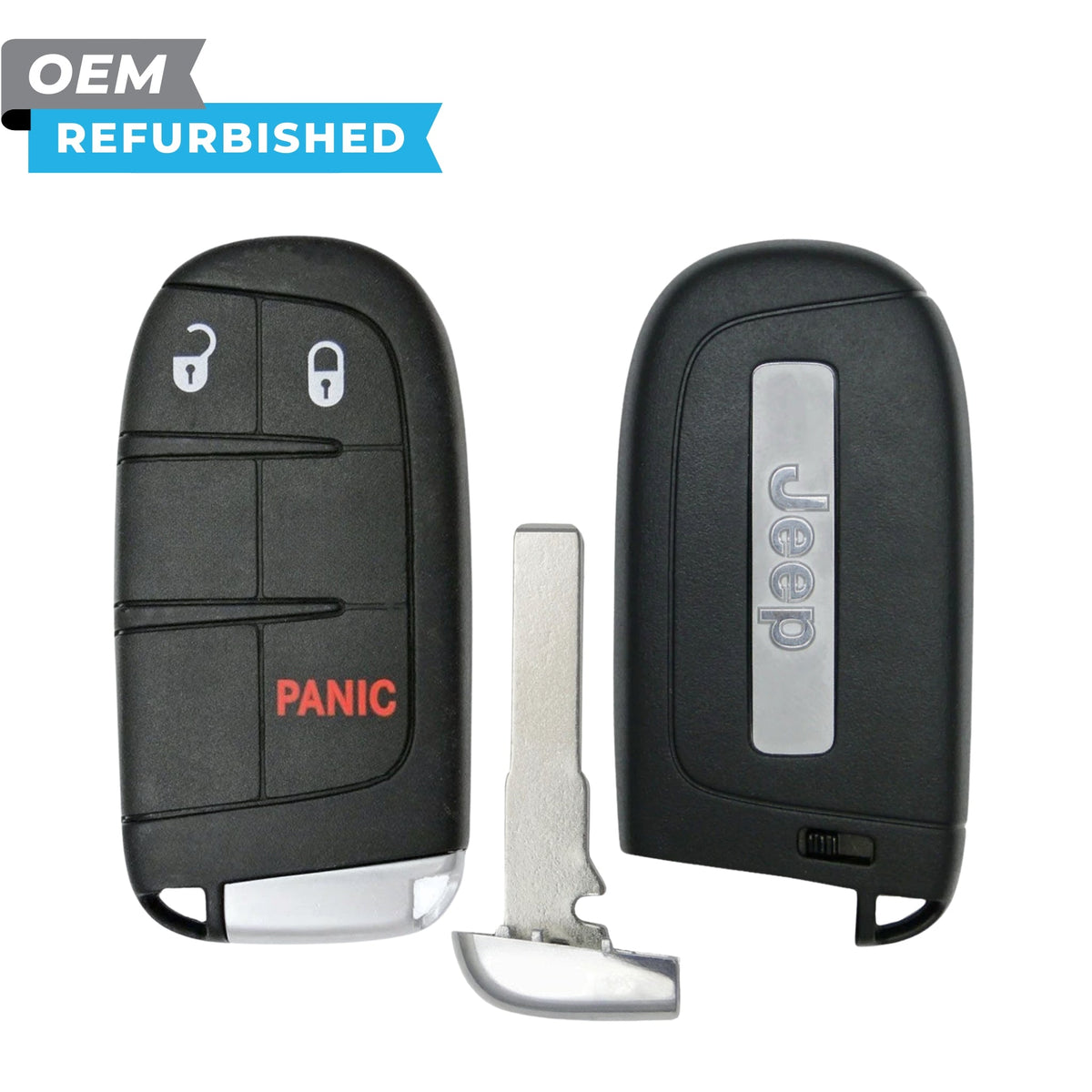 Jeep Refurbished 2015-2021 Renegade Smart Key 3B FCCID: M3N-40821302 PN 6MP33DX9AA - Royal Key Supply