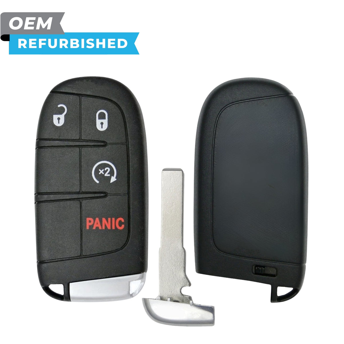 Jeep Refurbished 2015-2022 Renegade Smart Key 4B Remote Start FCCID: M3N-40821302 PN 6BY88DX9AA - Royal Key Supply