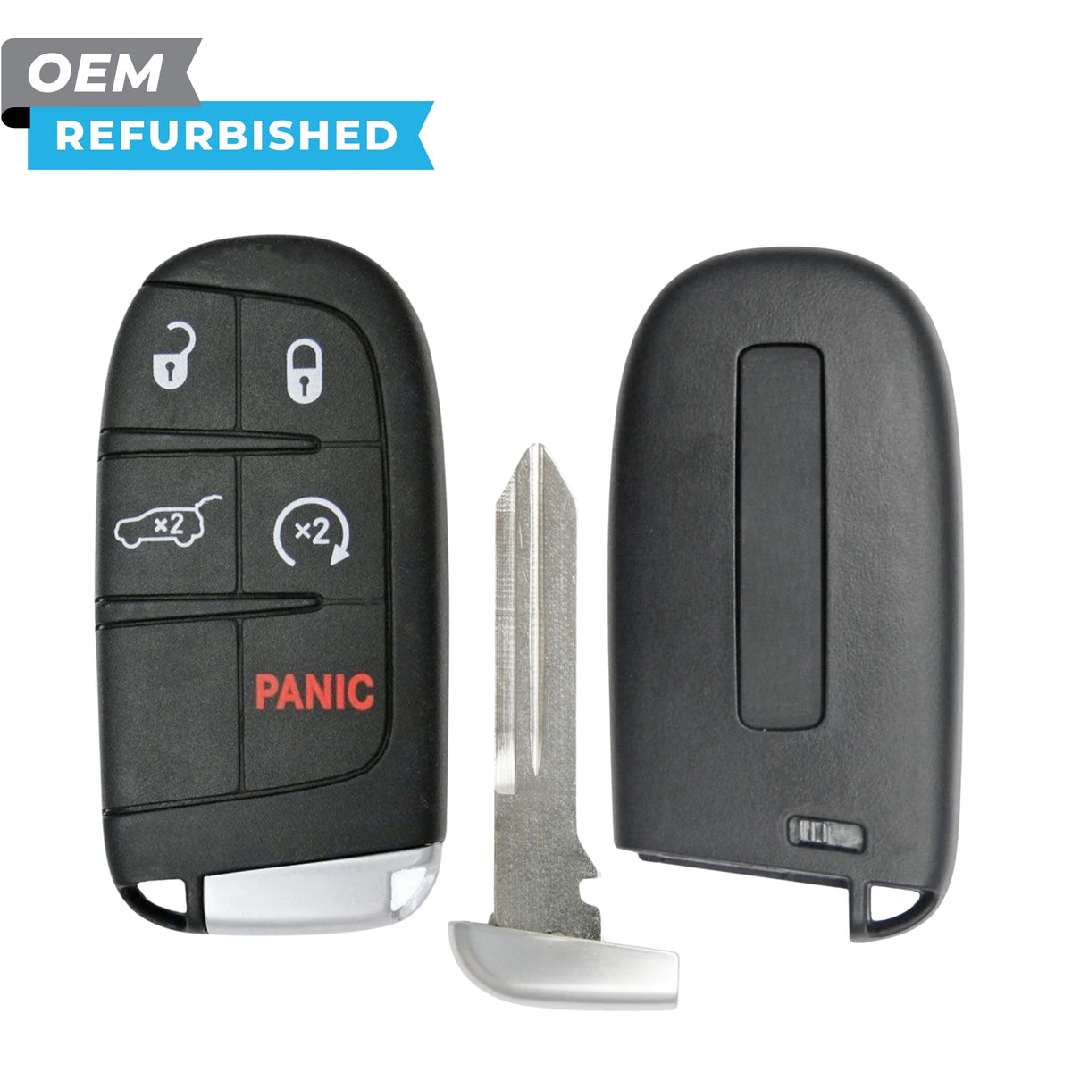 Jeep Refurbished 2015-2024 Durango, Grand Cherokee Smart Key 5B Hatch/Remote Start FCCID: M3N-40821302 PN 68240167AA - Royal Key Supply