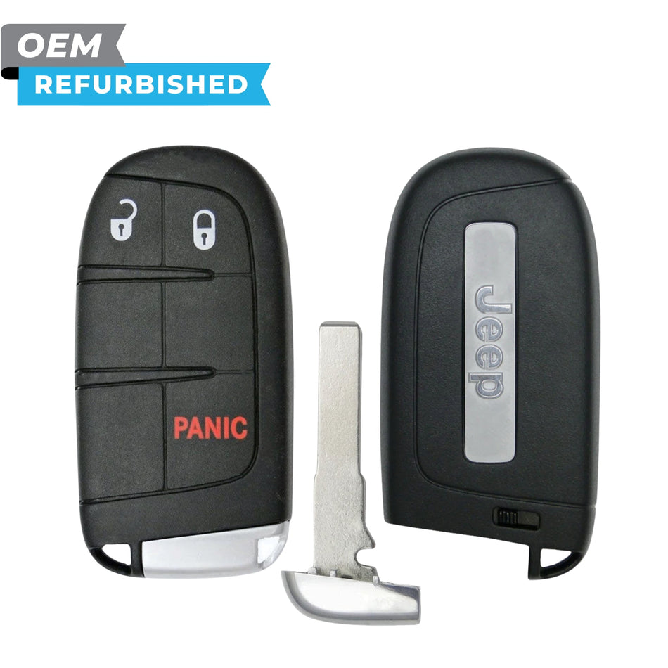 Jeep Refurbished 2017-2024 Compass Smart Key 3B FCCID: M3N-40821302 PN 68250335AB - Royal Key Supply