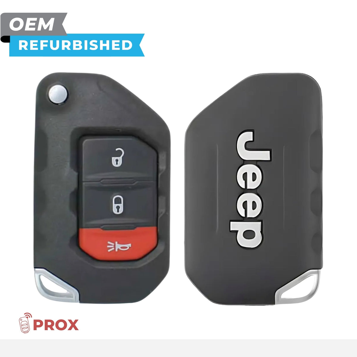 Jeep Refurbished 2018-2024 Wrangler Remote Flip Key (Prox) 3B FCCID: OHT1130261 PN 68416782AA - Royal Key Supply