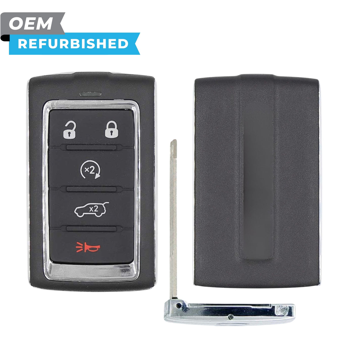 Jeep Refurbished 2024-2026 Grand Cherokee Smart Key 5B Hatch FCCID: 2BAHD-KFW1 PN 68577124AB - Royal Key Supply