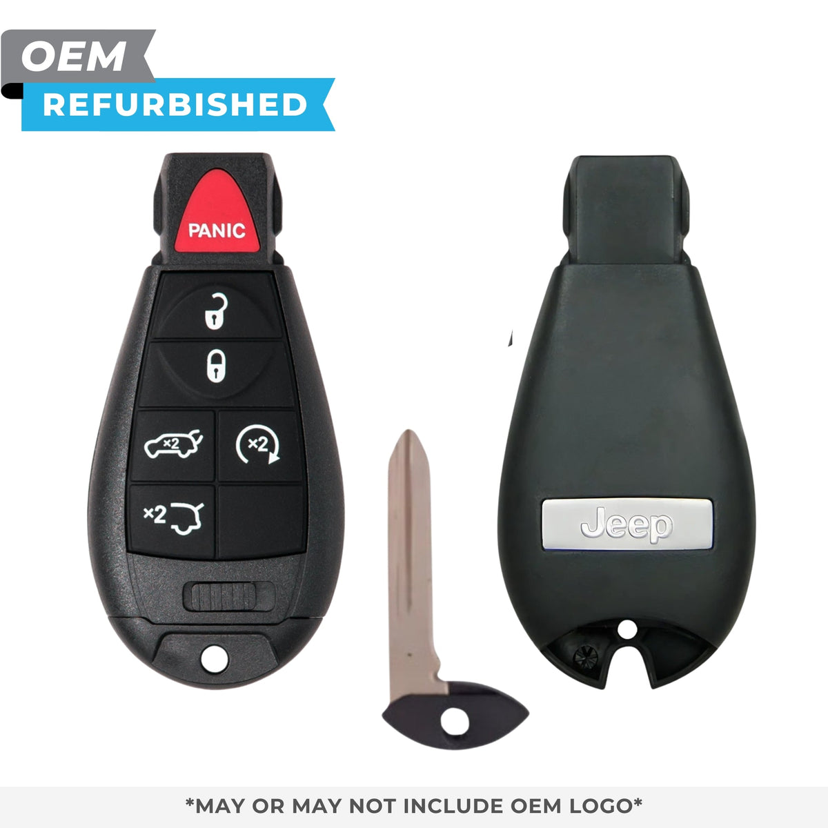 Jeep Refurbished OEM 2008 - 2010 Fobik Key 6B Hatch/Glass FCCID: IYZ - C01C PN 68066842AA - Royal Key Supply