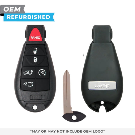 Jeep Refurbished OEM 2008 - 2010 Fobik Key 6B Hatch/Glass FCCID: IYZ - C01C PN 68066842AA - Royal Key Supply