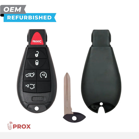Jeep Refurbished OEM 2008-2010 Fobik Key 6B Hatch/Glass FCCID: IYZ-C01C PN 68066842AA - Royal Key Supply