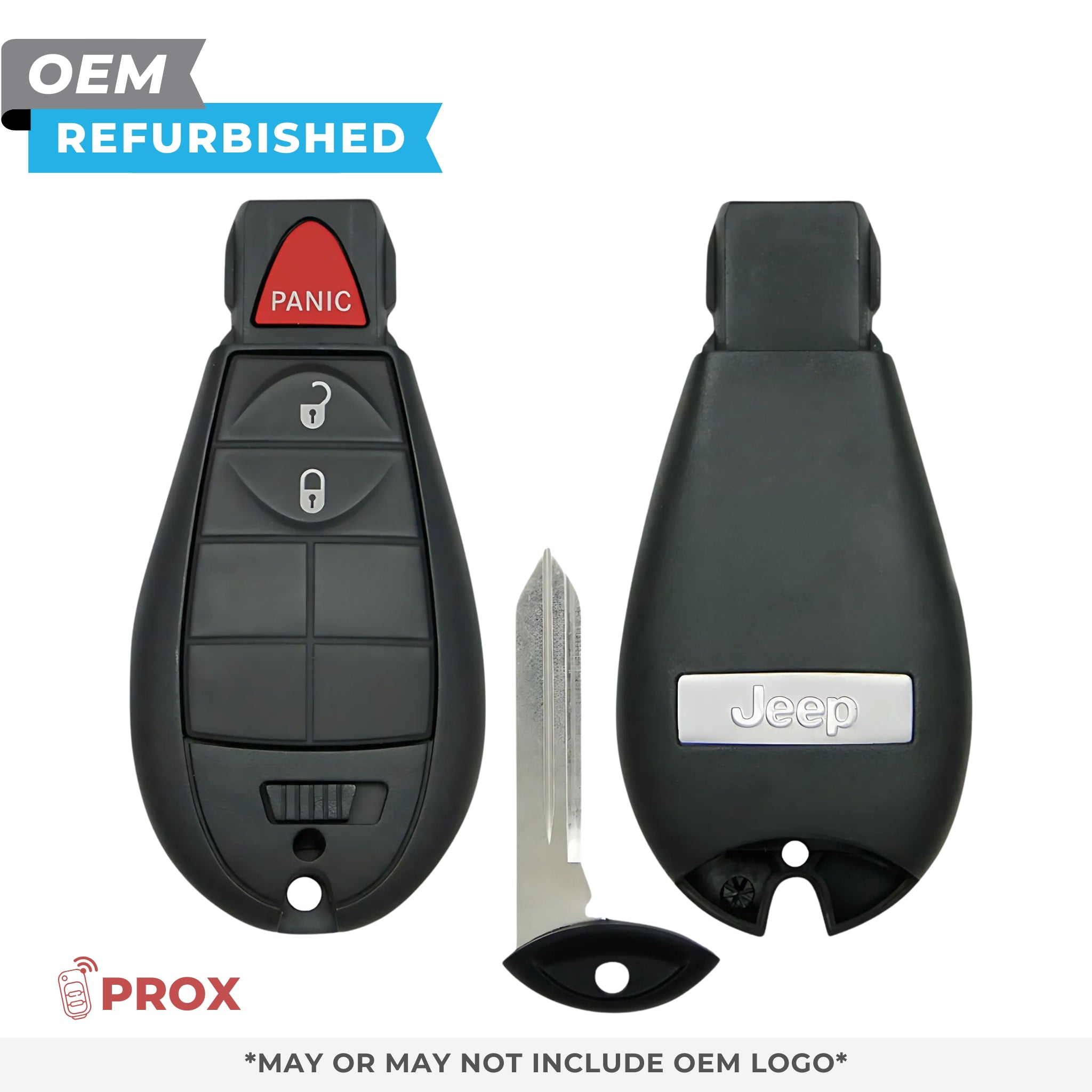 Jeep Refurbished OEM 2009 - 2013 Fobik Key 3 Button (Keyless Go) FCCID: M3N5WY783X PN 56046733AE - Royal Key Supply