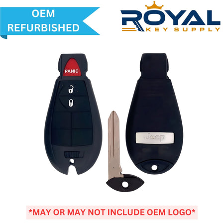 Jeep Refurbished OEM 2009 - 2013 Grand Cherokee Fobik Key 3 Button FCCID: M3N5WY783X PN# 56046733AE - Royal Key Supply