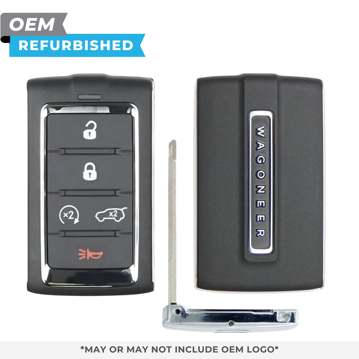 Jeep Refurbished OEM 2021 - 2022 Grand Wagoneer Smart Key 5B Hatch/Remote Start FCCID: M3NWXF0B1 PN 68469565AA - Royal Key Supply