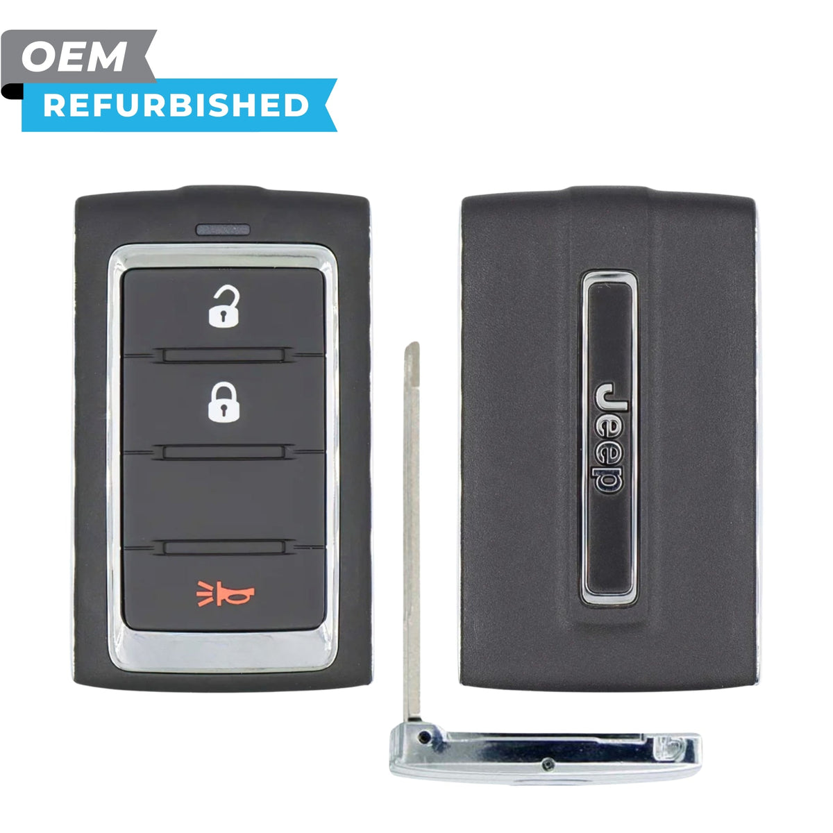 Jeep Refurbished OEM 2024 Grand Cherokee Smart Key 3B FCCID: 2BAHD-KFW1 PN 68577123AB - Royal Key Supply