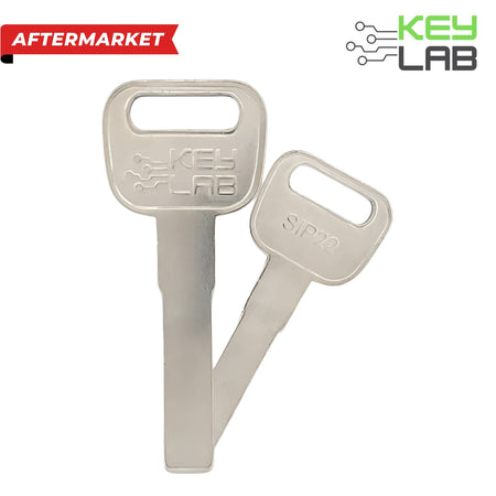 Jeep/Dodge/Fiat Aftermarket 2012 - 2019 Renegade, Compass, Promaster, Fiat 500 Metal Test Key SIP22 - Royal Key Supply