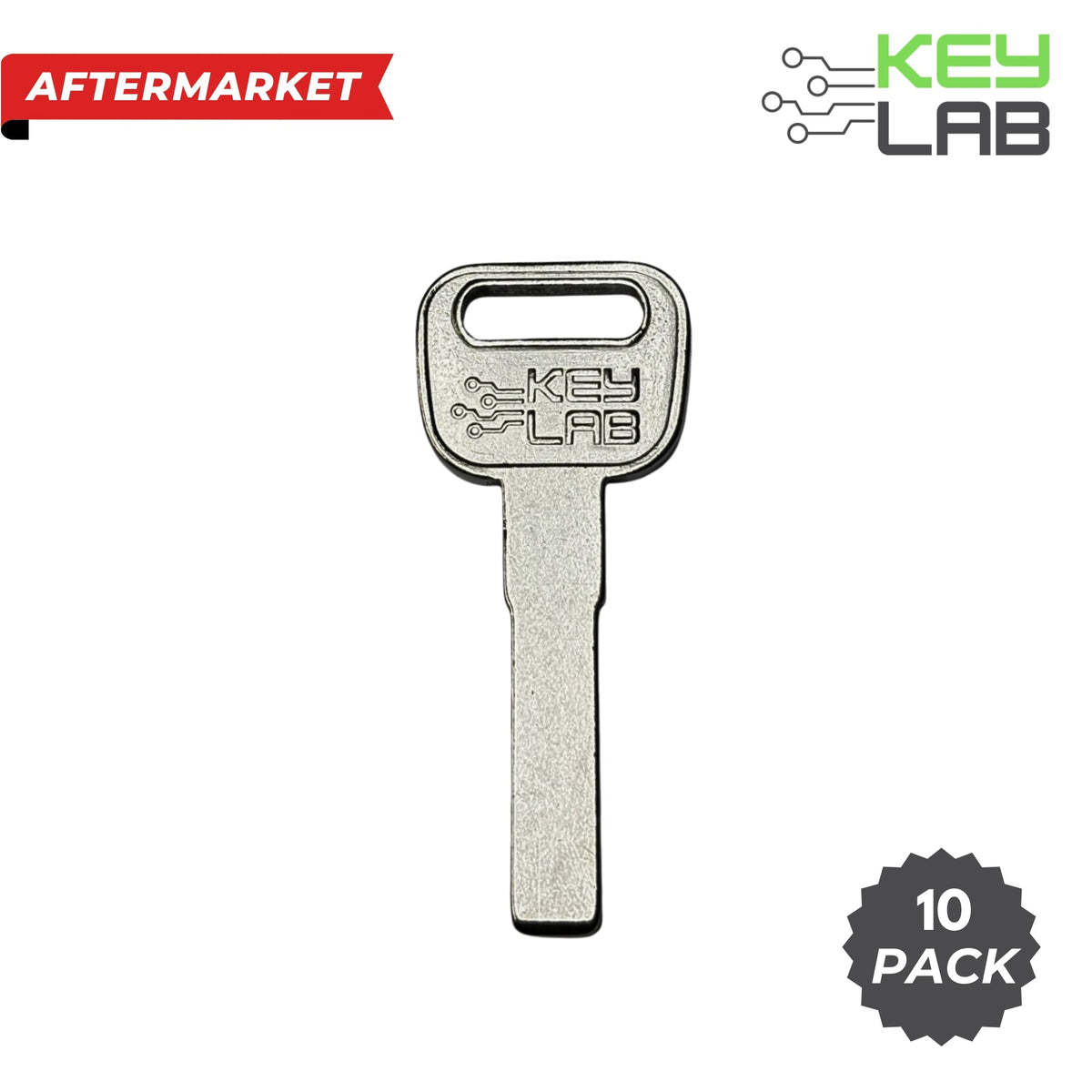 Jeep/Dodge/Fiat Aftermarket 2012-2019 Renegade, Compass, Promaster, Fiat 500 Metal Test Key SIP22 (Pack of 10) - Royal Key Supply