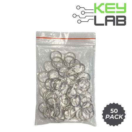 Key Rings - 50 Pack of 9mm 0.35in″ Small - Royal Key Supply