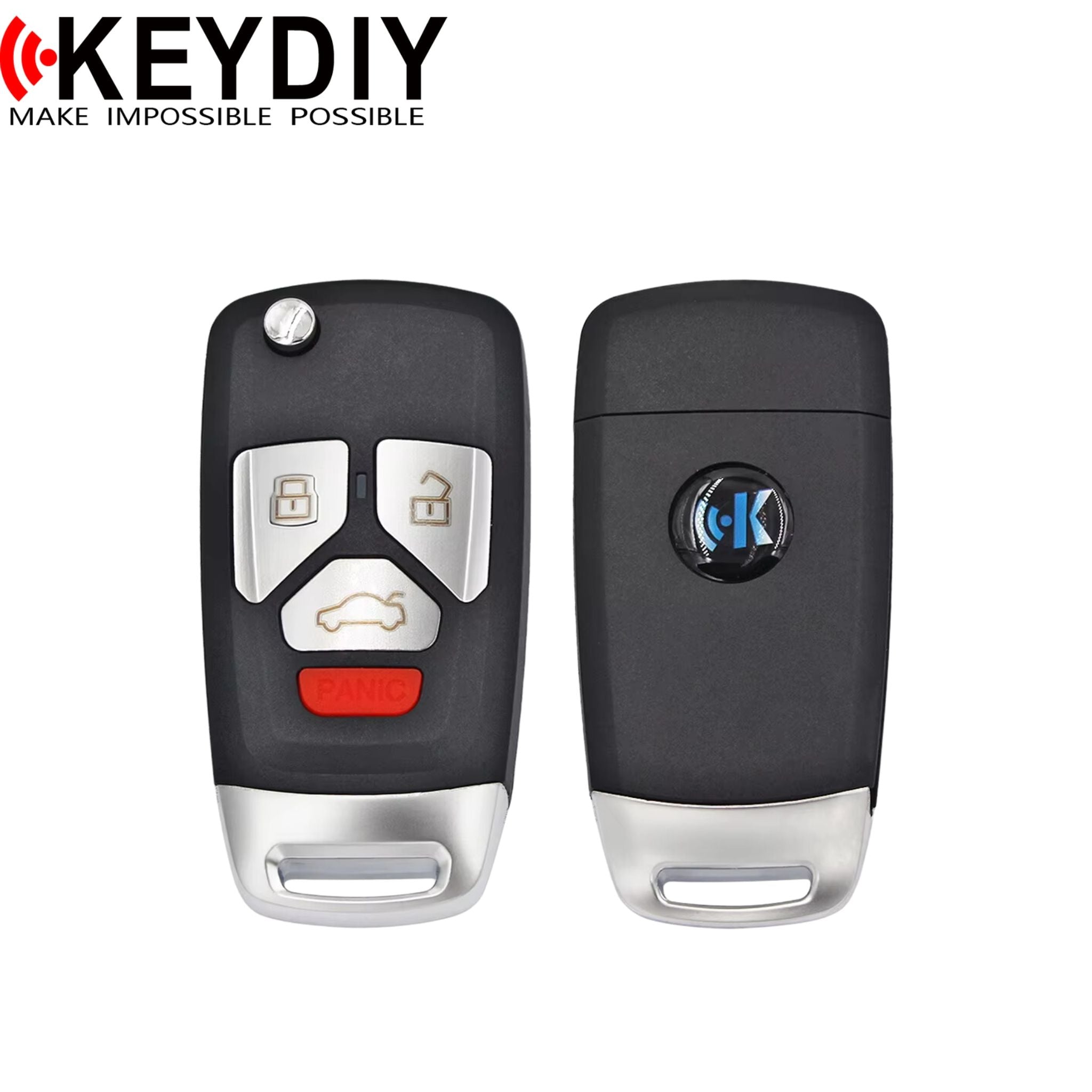 KEYDIY - Audi Style Flip Key 4B (B27 - 4) - Royal Key Supply