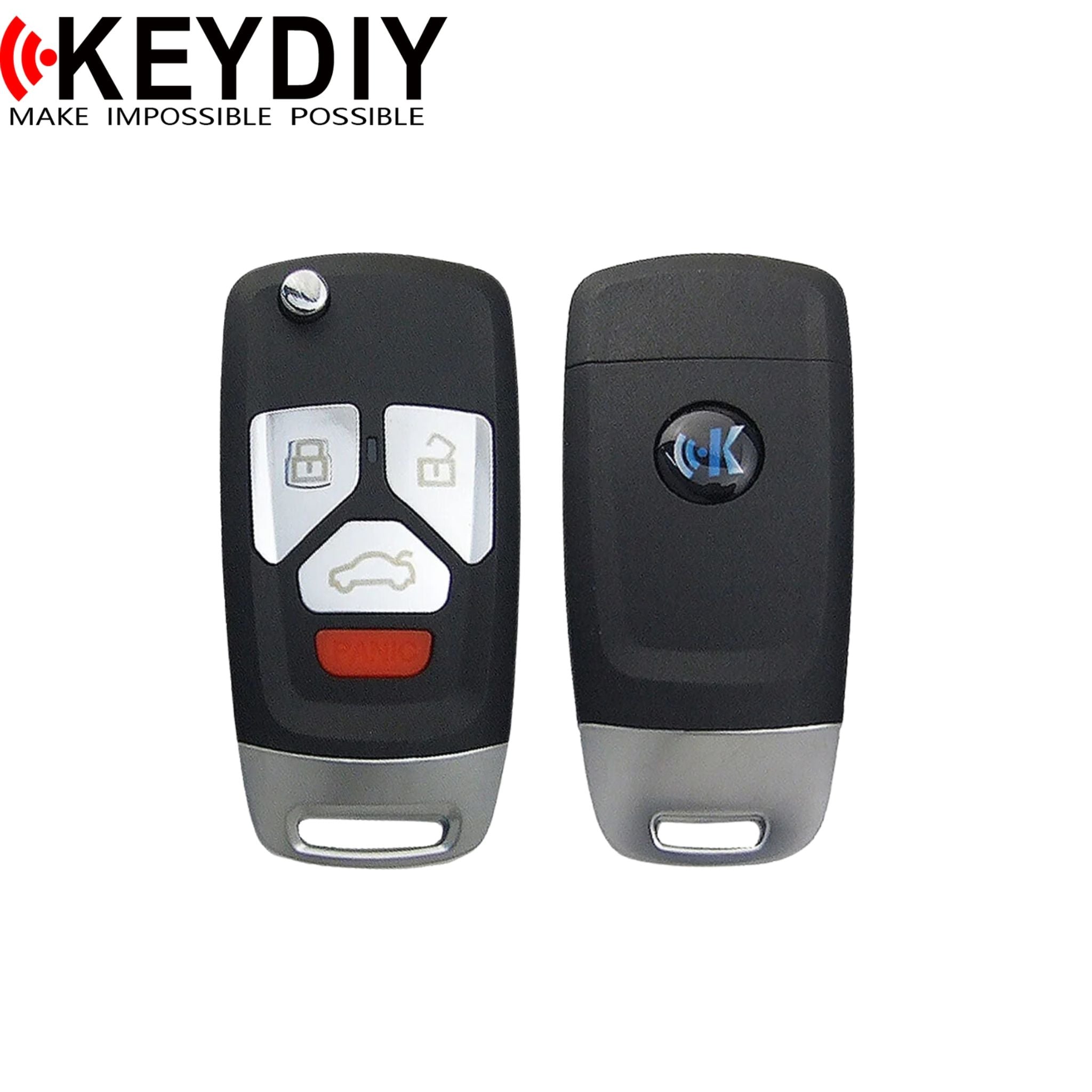 KEYDIY - Audi Style Flip Key 4B - With Chip (NB27 - 4) - Royal Key Supply