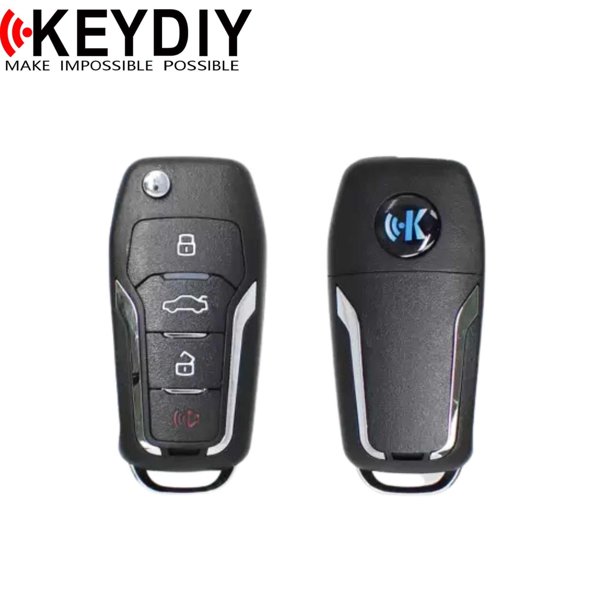 KEYDIY - Ford Style Universal Flip Key 4B (NB12 - 4) - Royal Key Supply